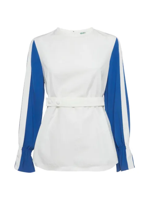 Kenzo Pre-Owned waist-strap dress White 1249453