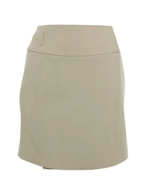 Gucci Pre-Owned gabardine mini skirt Neutrals 1248273