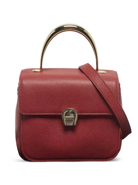 Aigner Vintage Genoveva leather tote bag Red 1220248