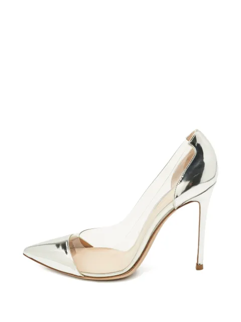 Gianvito Rossi point-toe heeled pumps Silver 1219240