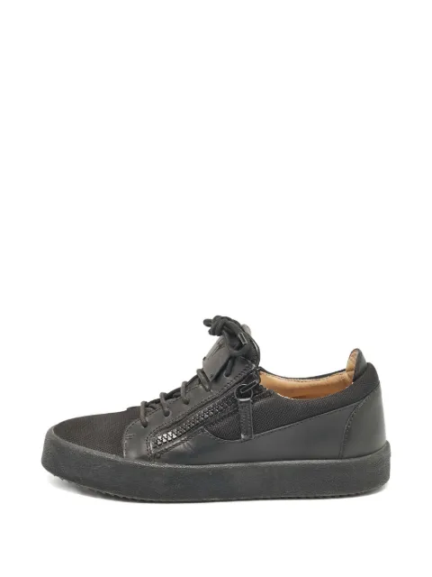 Giuseppe Zanotti Vintage Frankie zip-detail sneakers Black 1066656