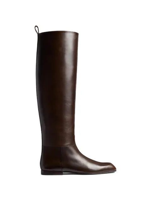 KHAITE Colt pull-tab boots Brown F1107992646