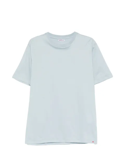 Kiton crew-neck T-shirt Blue UMC023H0960001003