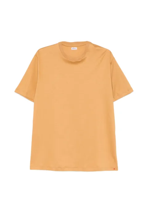 Kiton crew-neck T-shirt Yellow UMC023H0960004000