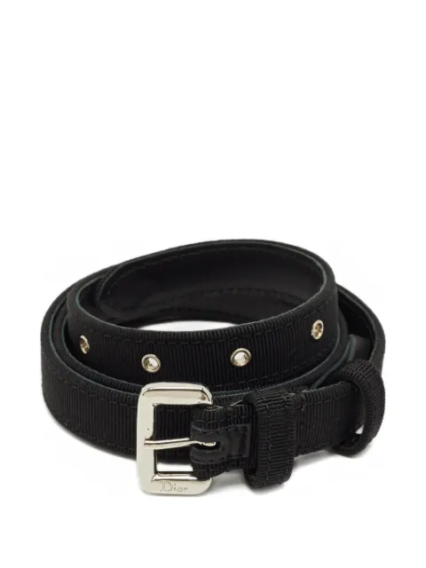 Christian Dior Pre-Owned buckled belt Black 1243761