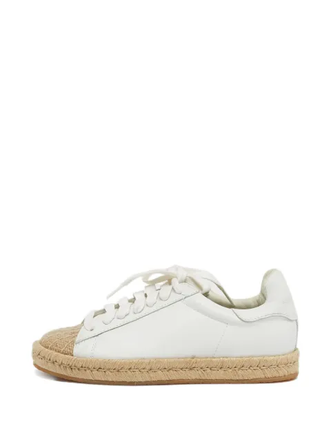 Alexander Wang jute-toe leather sneakers White 1246629