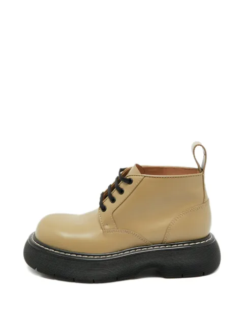 Bottega Veneta Pre-Owned Swell leather ankle boots Neutrals 1242005