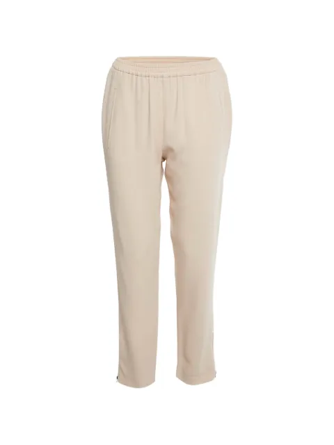 Stella McCartney Pre-Owned crepe trousers Neutrals 1236159