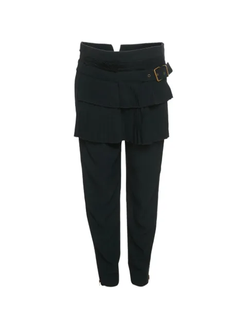 Alexander McQueen Pre-Owned pleated trousers Black 1236194