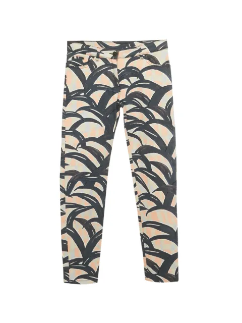 Kenzo Pre-Owned printed jeans Neutrals 1221037