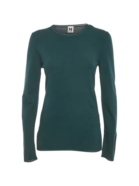 Missoni Pre-Owned Knit crewneck sweatshirt Green 1217348
