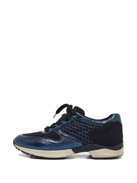 Tod's Vintage lace-up sneakers Blue 1067616