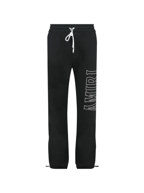 AMIRI logo-print track pants Black PS23MJL011