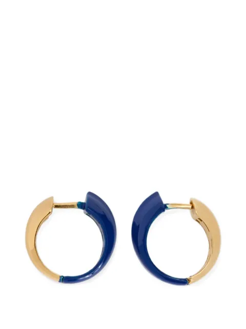 Jil Sander logo hoop earrings Gold J12VG0375P8937
