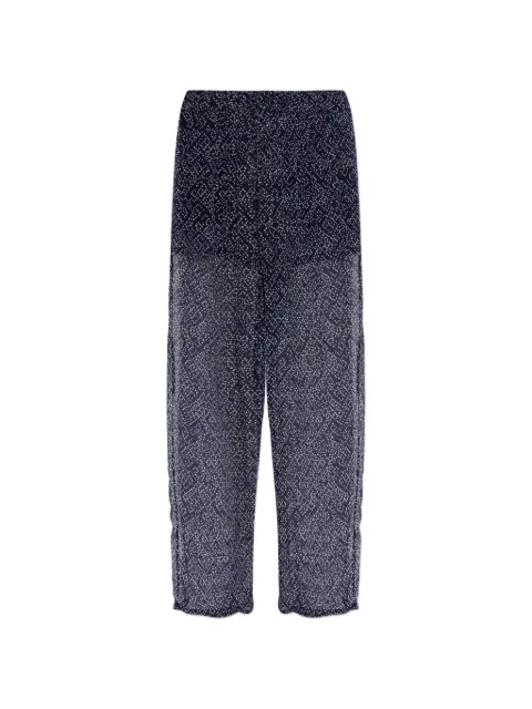 MARANT ÉTOILE Lydna printed trousers Blue PA0680FAD1J08E30MI