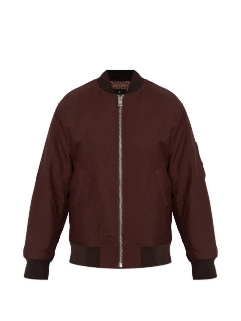 ETRO paisley-pattern bomber jacket Brown WRBA008199TJS87