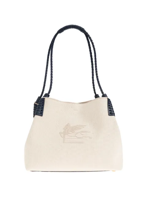 ETRO medium canvas Libra tote bag Neutrals WP1D0038AT275