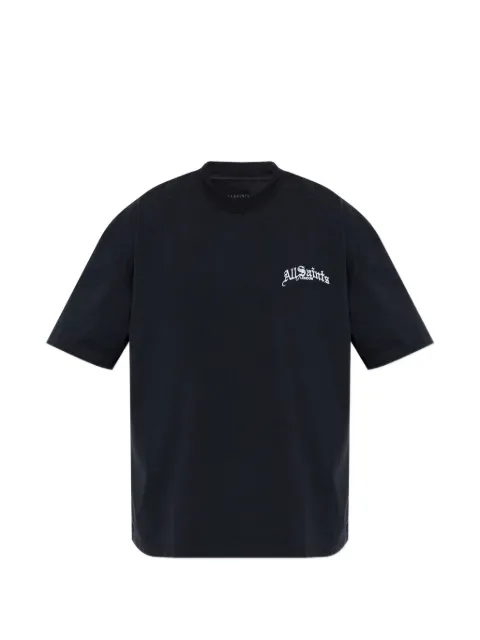 AllSaints logo-print short-sleeve T-shirt Black M044PD