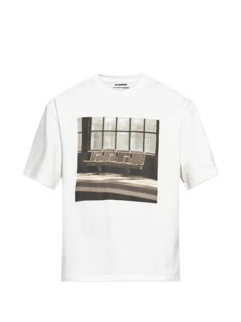 Jil Sander graphic-print T-shirt White J21GC0199J20363