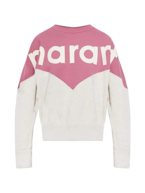 MARANT ÉTOILE Houston colourblock sweatshirt Pink SW0006FAA1M08E