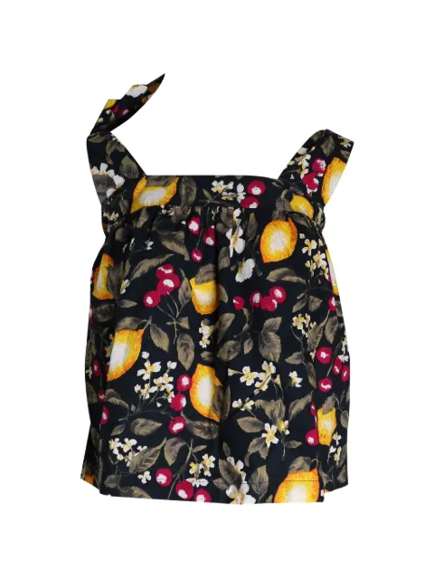 Ba&Sh Eiffel printed blouse Black TONPUGBCL299516W