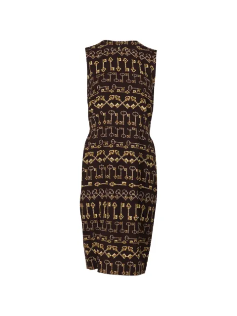Dolce & Gabbana Pre-Owned key-print dress Brown HNPUGBCL110795W
