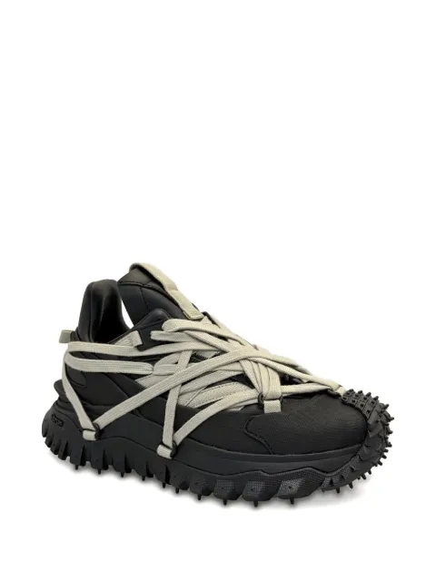 Rick Owens x Moncler Trailgrip Megalace sneakers Black MU01F4M10M4321999