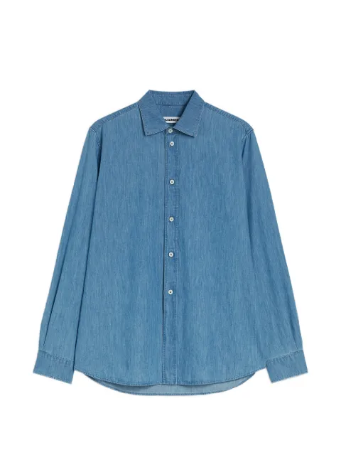 Jil Sander cotton chambray shirt Blue J21DL0272J45348