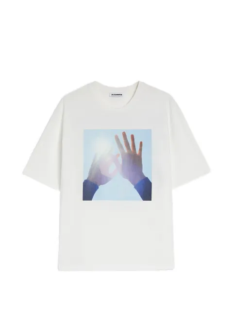 Jil Sander cotton crew-neck t-shirt White J21GC0199J20361