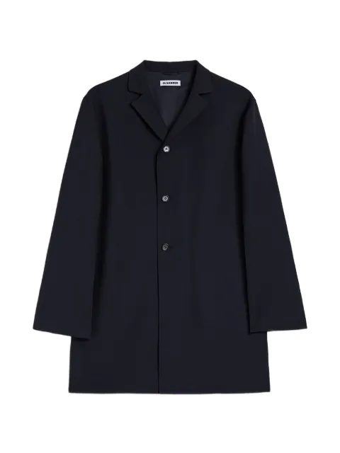 Jil Sander wool twill jacket Blue J21BN0233J40326