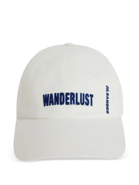 Jil Sander cotton hat White J21TC0113J45354