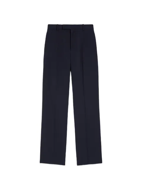 Jil Sander wool poplin trousers Blue J21KA0319J40249