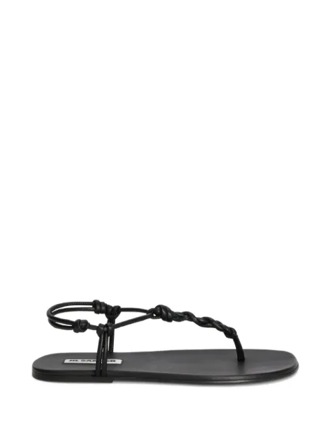 Jil Sander Tangle flat sandals Black J16WP0144P7448