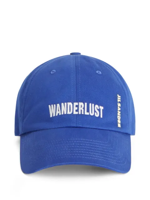 Jil Sander cotton hat Blue J21TC0113J45354