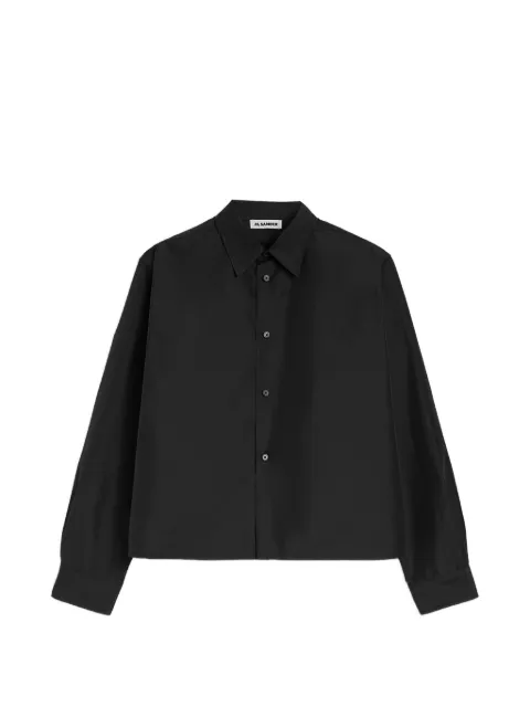Jil Sander technical faille shirt Black J21DL0269J70221