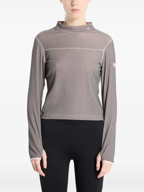 Ciele herringbone long-sleeve top Grey W1LS0152PK002