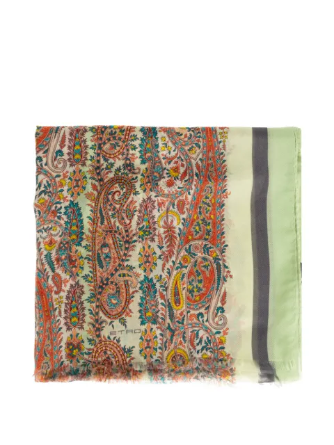 ETRO paisley-pattern scarves Neutrals WATA0010AKE27