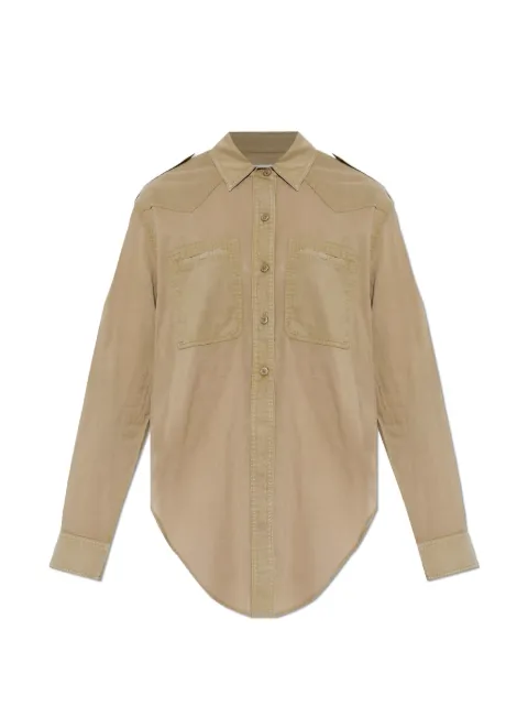 MARANT ÉTOILE pocket shirt Neutrals CH0304FAD1I05E