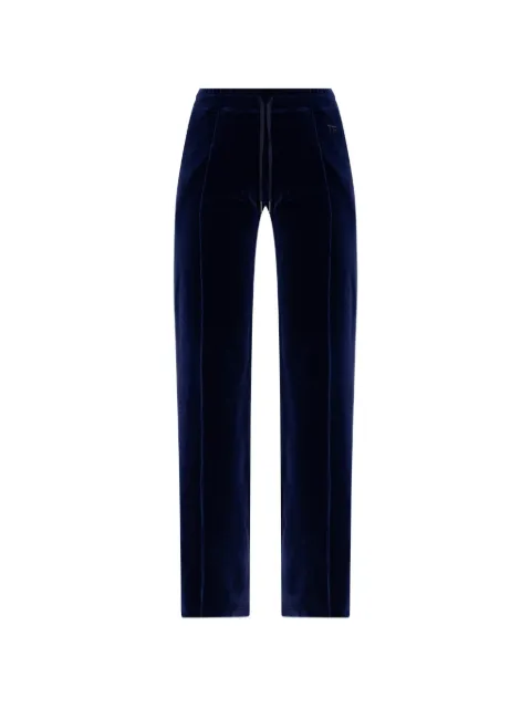 TOM FORD drawstring-fastening panelled trousers Blue PAJ174JEX154