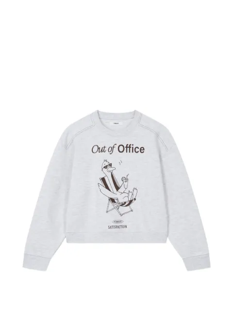TOMBOY duck-print sweatshirt Grey 9106122107