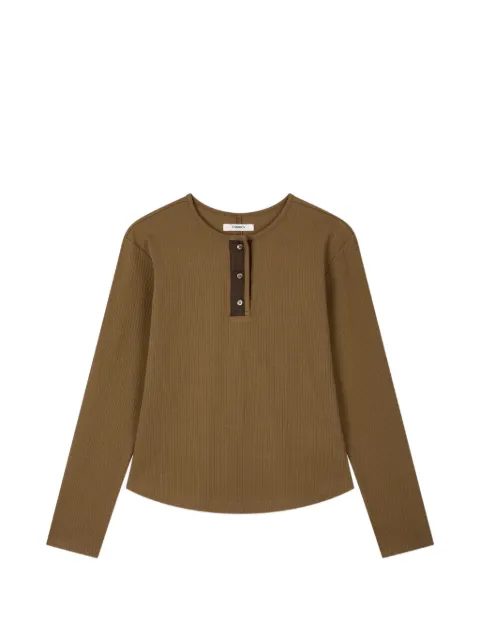 TOMBOY ribbed top Brown 9106122103