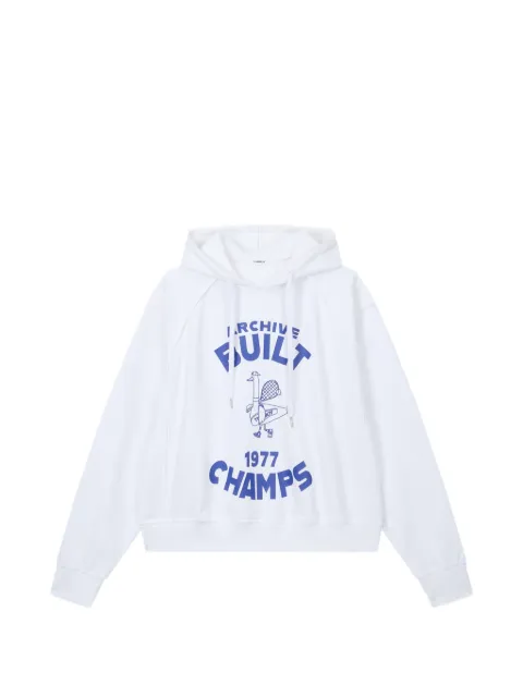 TOMBOY graphic-print hoodie White 9106122109