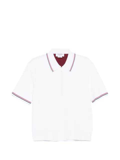 Thom Browne striped polo shirt White MKP157AY5502100