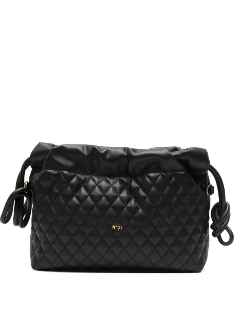 Nº21 Eva quilted shoulder bag Black 25IBP0901EIT1