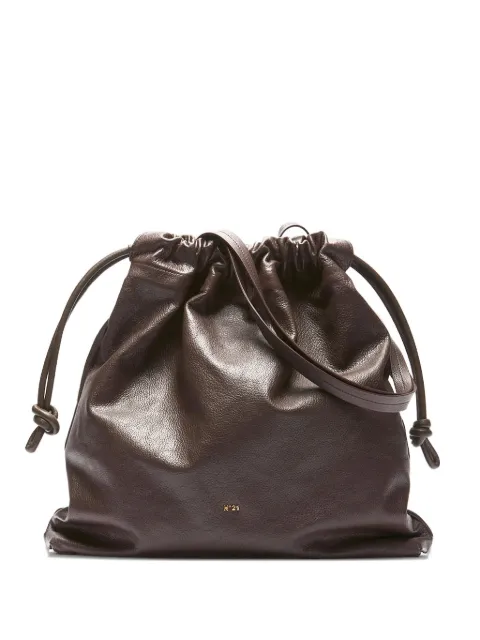 Nº21 Eva drawstring shoulder bag Brown 25IBP0988PR01