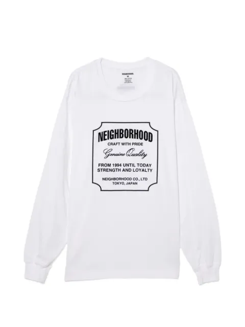 Neighborhood printed T-shirt White 252PCNHLT08