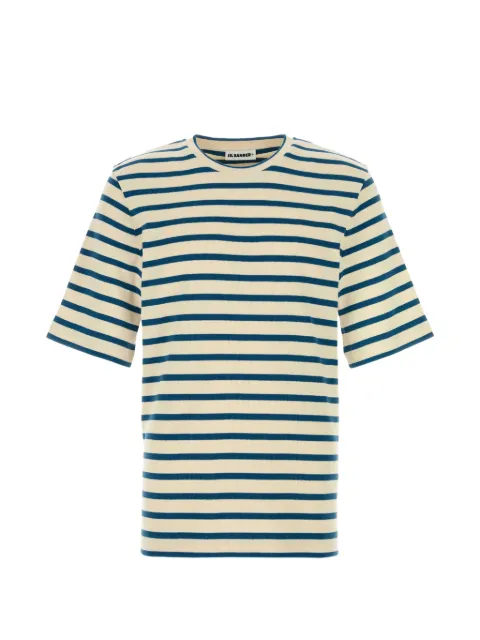 Jil Sander striped T-shirt Neutrals J47GC0109J46497109