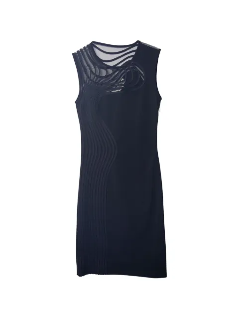 Stella McCartney Pre-Owned ripple sleeveless dress Black NAPPUGBCL207212W