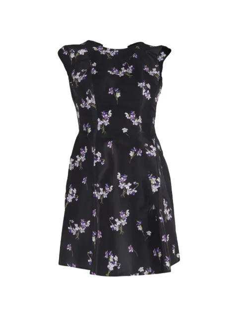 Red Valentino Vintage A-line floral-print mini dress Black NAPPUGBCL400307W