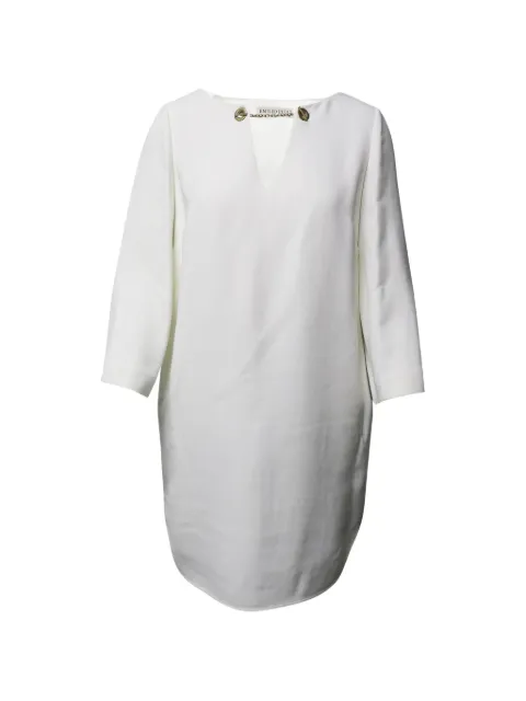 PUCCI Pre-Owned chain-neck tunic dress White NAPPUGBCL168925W